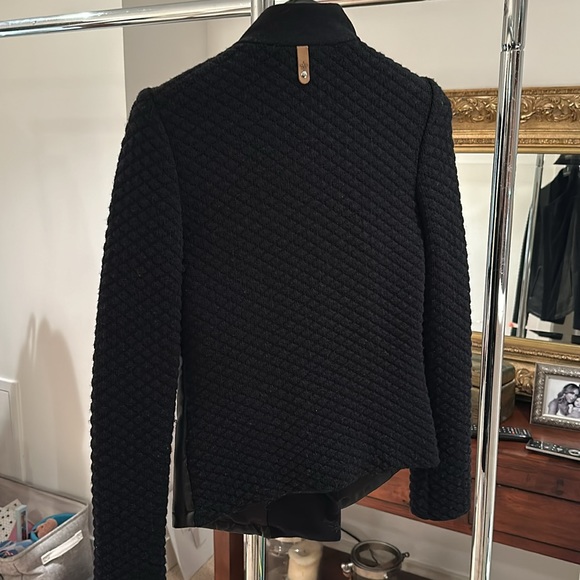 Mackage Mixed media Leather jacket - Picture 3 of 3